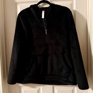 Freedom Trail by Kyodan Black Fleece Pullover Hoodie fleece Sherpa lined Medium